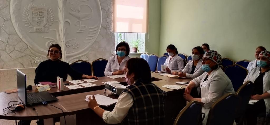 9 апреля 2021 года в Атырауском областном кожно-венерологическом диспансере на платформе Zoom прошел семинар для дерматовенерологов области на тему «Регуляция гипопигментации».